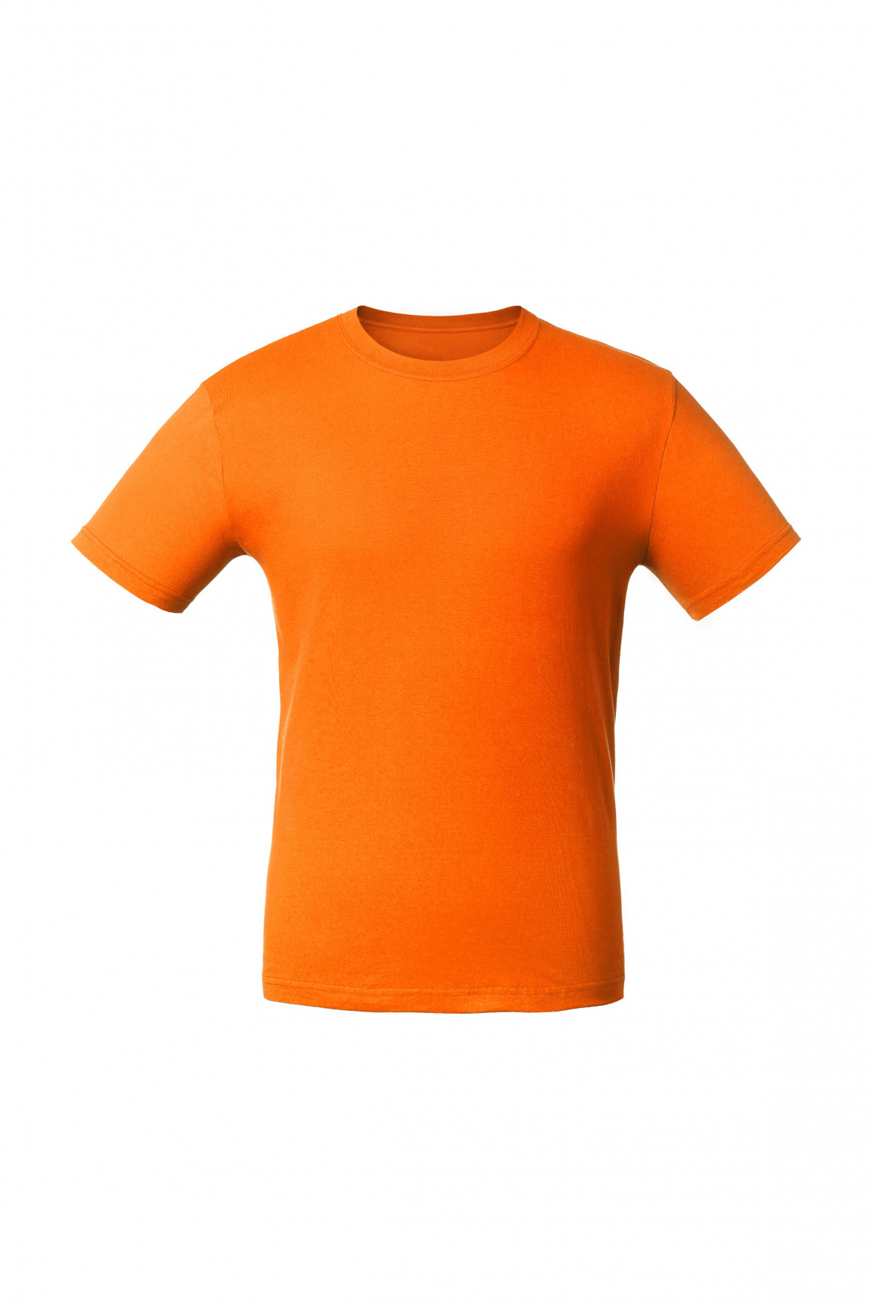 Футболка унисекс BASIC, оранжевая
