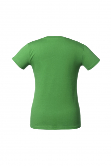 Футболка женская BASIC, ярко-зеленая