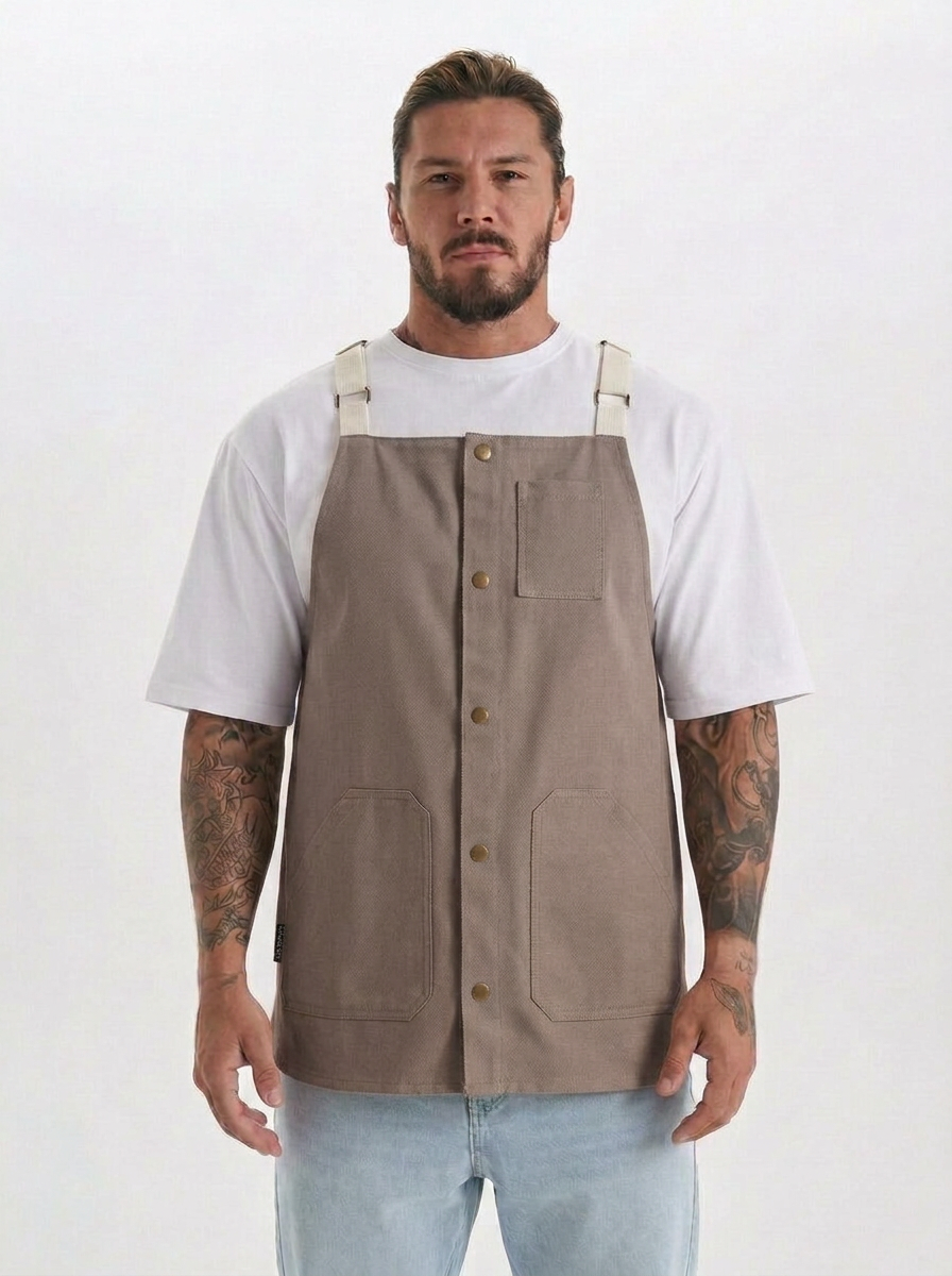 Жилет мужской LARS Denim Коричневый (Какао)