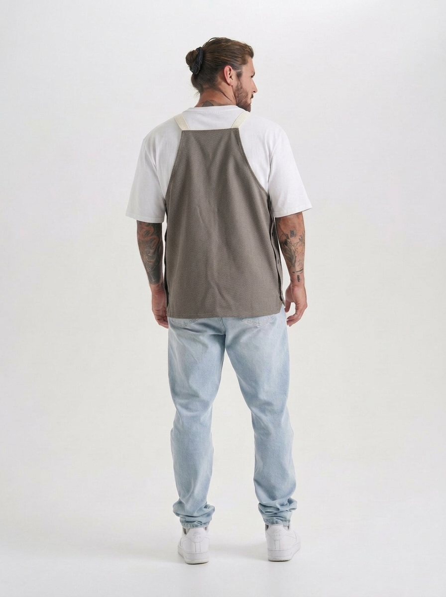 Жилет мужской LARS Denim Коричневый (Какао)