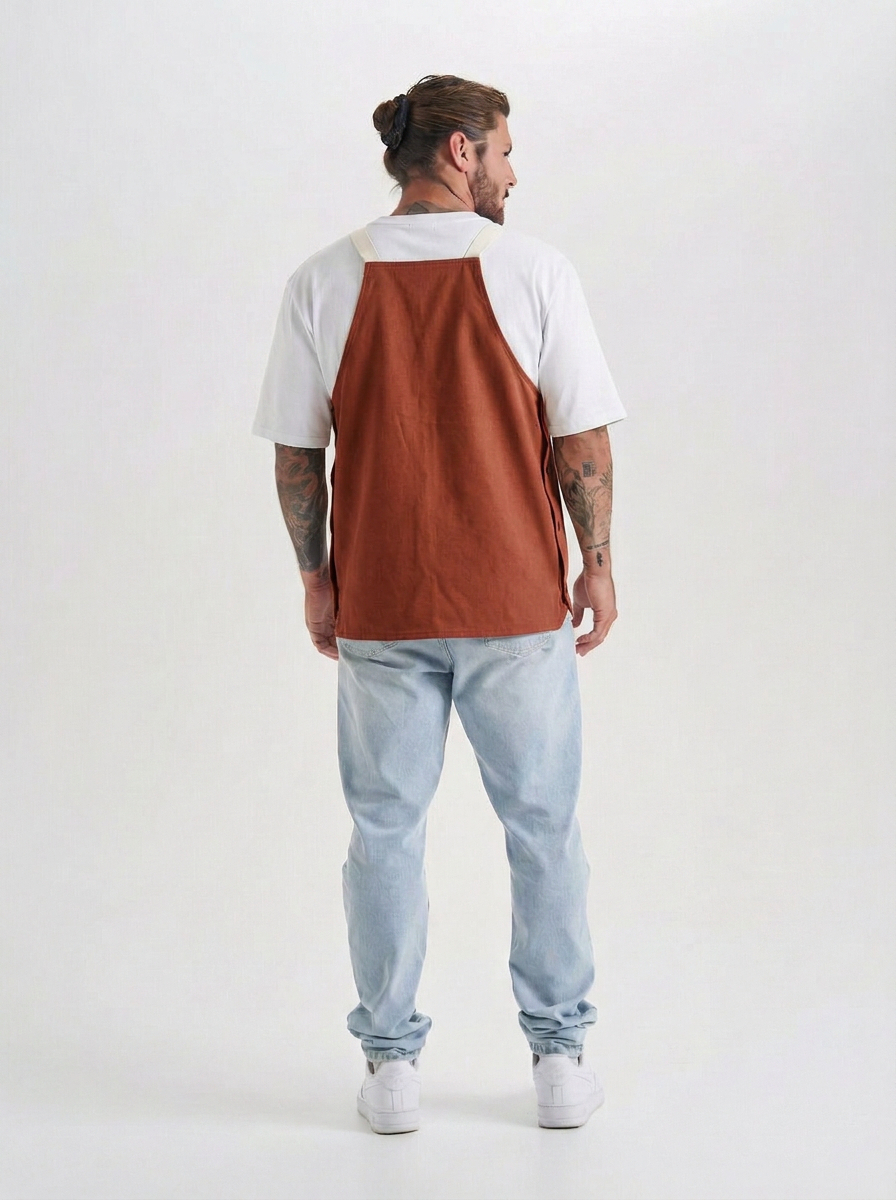 Жилет мужской LARS Denim Кирпичный