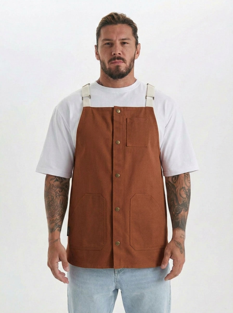 Жилет мужской LARS Denim Кирпичный