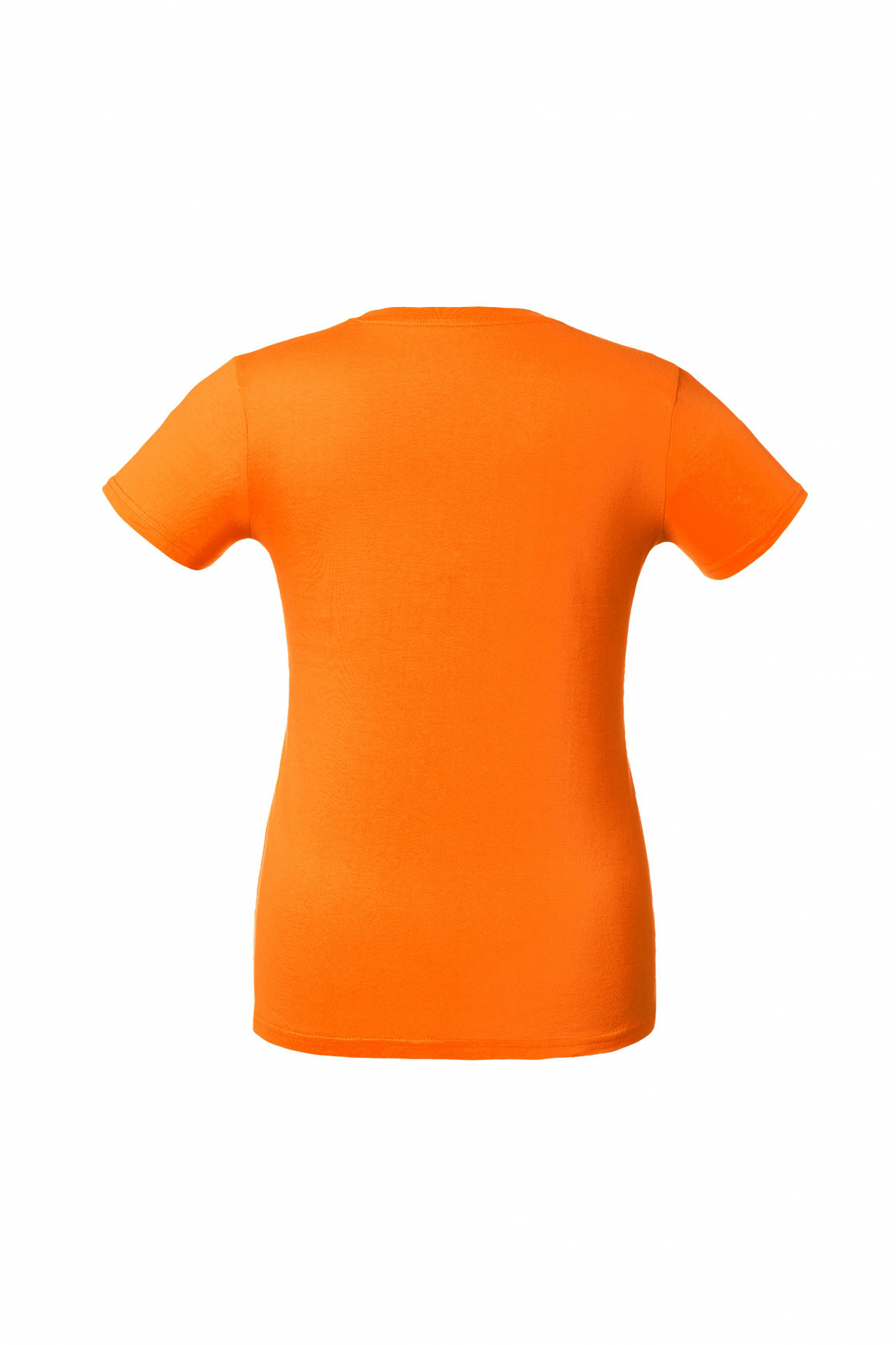 Футболка женская BASIC, оранжевая
