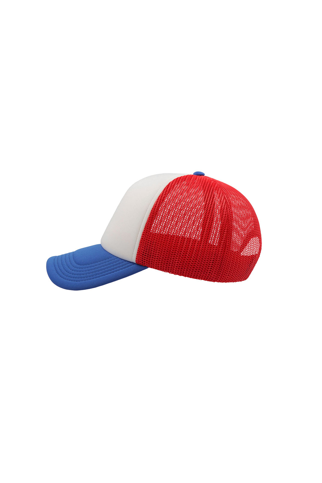 Бейсболка RAPP, синяя с белым и красным
