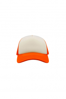 Бейсболка RAPP, оранжевая с белым